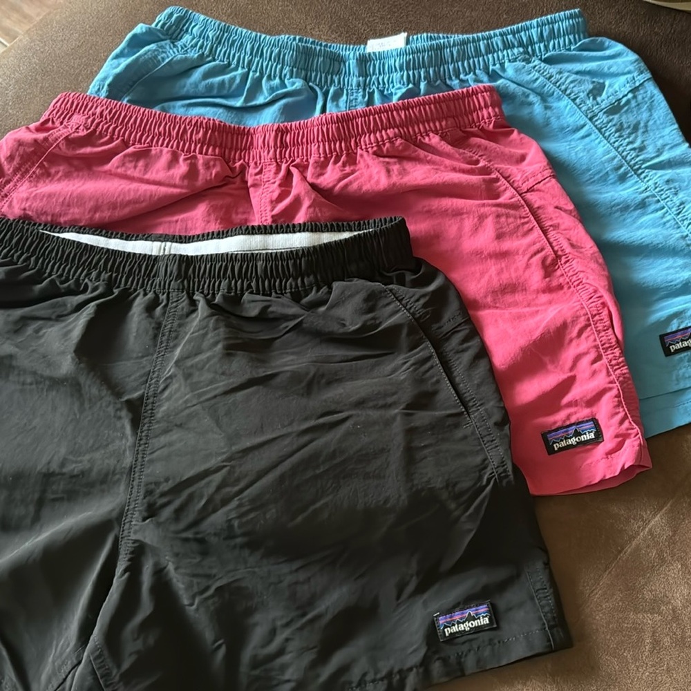 Patagonia baggies size M- $35 each shorts